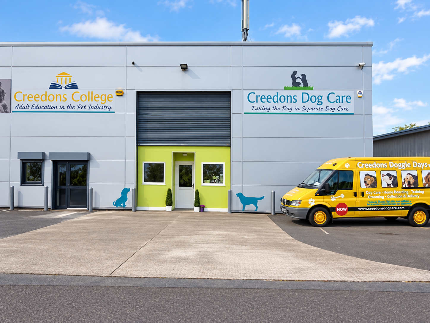 Exterior of Creedons Dog Care centre in Cork